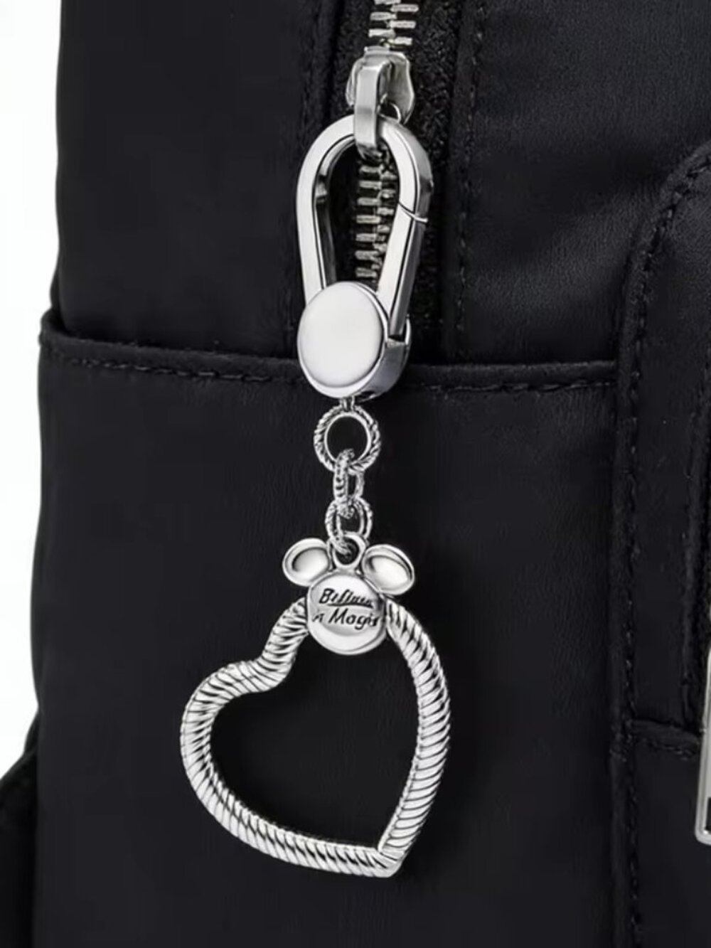 Believe In Magic Heart Keychain